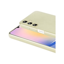 Noktaks - Samsung Galaxy A25 Uyumlu - Kılıf Mat Soft Premier Silikon Kapak - Kırmızı