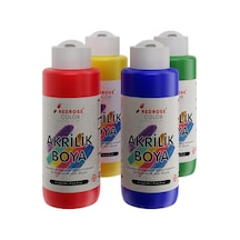 Ana Renkler Akrilik Boya 4'lü Set 4x120ml 0,15 L