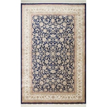 Eko Halı Isfahan Isf 03 Navy Cream Klasik Desenli Yüksek Kalite Sık Dokuma Makine Halısı