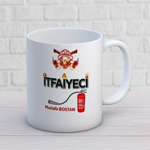 Kişiye Özel İtfaiyeci 3 Kupa Bardak Çok Renkli