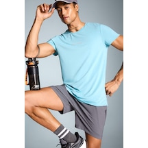 DeFactoFit Esnek Kumaş Slim Fit Dar Kesim Bisiklet Yaka Sporcu Kısa Kollu Tişört E2436AX25SMTR519