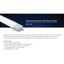 Panasonıc Sensörlü Beyaz Işık 36w Led Etanj Armatür 865