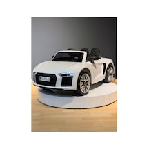 446 Akülü Araba Audi 12v Beyaz