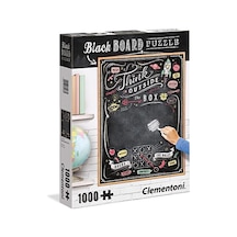 Clementoni 1000 Parça Yazı Tahtalı Puzzle – At Gözlüklerini Çıkar