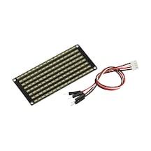 8x16 LED Nokta Matrix Modülü + PH 2.54 Konnektör + 4 Pin Kablo