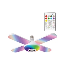 Helios: Bluetooth 4+1 Music Magic Led Pervane Işık, 36w, Rgb Hs 2092