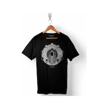 Astronot Gezegenler Cosmos Evren E Mc2 Baskılı Tişört Unisex T-shirt 001