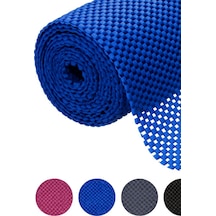 Çok Amaçlı Halı Altı, Mutak, Çekmece Ve Raf İçin Kesilebilir Kaydırmaz 38 92cm Plastik 30 X 97 Mavi Diğer