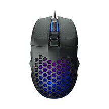 Ms107 Kablolu Rgb Led Aydınlatmalı 103 Gr Ağırlık Terleme Önleyici Malzeme Delikli Tasarım Optik Sensör 3200dpı 7 Tuşlu Oyuncu Mouse Siyah