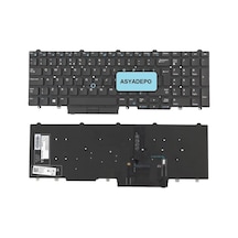 Asya.Depo Dell Uyumlu Latitude N025L559015Emea_U Klavye Siyah Tr Işikli