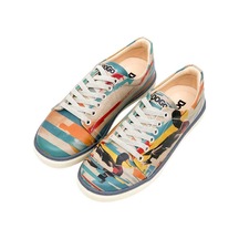 Kadın Vegan Deri Çok Renkli Sneakers - Goose Bumps Tasarım
