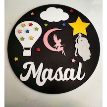 Çocuk Odası Kapı&duvar Süsü Gece Temalı Kişiye Özel