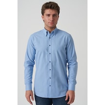 White Stone Câmara De Lobos G2519 Slim Fit Flanel Gömlek Desenli Desenli Çok Renkli
