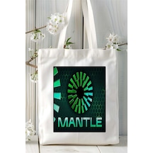 Art Hediye Mantle Baskılı Bez Çanta Omuz Çantası Kişiye Özel Desen 3 Çok Renkli