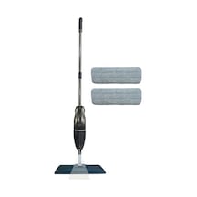 Grothe Wipe Sprey Mop Gri 2 Mop Bezli Tıpasız Sistem 700 Cc Su Hazneli Mikrofiber Parke Mermer Fayans İçin Üretici Garantili Açık Bej