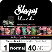 Black Premium Plus Günlük Ped Normal 40 Adet Ped