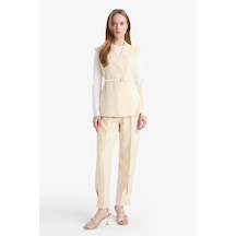 Defacto Regular Fit Saten Pantolon F8736ax25aubg417 Bej