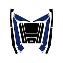 Gp Kompozit Honda Forza 250 2018-2025 Uyumlu Çanta Pad Seti Mavi