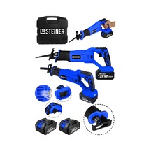 Steiner 128 Vf 10 Ah Kömürsüz Motor Akülü Tilki Kuyruğu Mavi