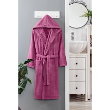 Kapüşonlu Unisex Banyo Bornozu %100 Soft Pamuklu 001