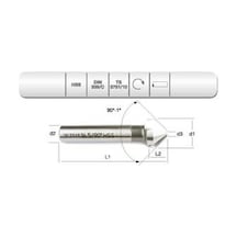 Evar Hss Dın 335/c Havşa Freze 16.5 Mm-90º