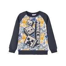 Name It Name İt Erkek Çocuk Bisiklet Yaka Sweatshirt 13221202 001 Siyah