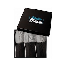 Andredimoda Erkek 6'lı Boxer 1. Sınıf Kumaş Premium Paket Özel Dizayn. Düz Likralı Boxer Şort Çeyizlik Hediyelik Karışık3 Karışık3