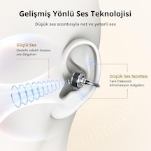 Earfun Clip Open Ear Adaptif Konforlu Kulaklık - Bluetooth 6.0-40 Saat Oynatma Süresi - Ip55 - Gümüş Gri Earfun Türkiye Garantili 50 x 22