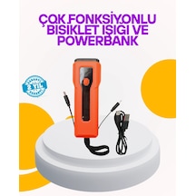 Hubrendy  Su Geçirmez Bisiklet Işığı 5000 Mah Powerbankli Ön Far Diğer