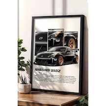 Nissan 350z Çerçeveli Tablo - Nissan Car Poster