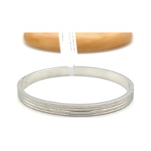 Çelik Sim Detaylı Kelepçe Bilezik