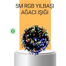 Dekoratif - 162 - Led Çelenk Işık 8 Farklı - Csmo-tex - Aydınlatma Modu Renkli