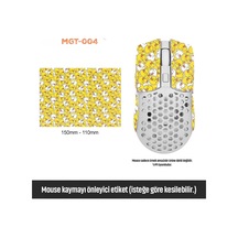 Mouse Tape Kaydırmaz Etiket Kesilebilir Yapışkanlı Mouse Kayma Önleyici Bant 150 110 Mm Mgt-004