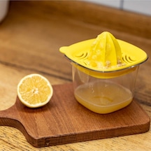 Pure Limonluk Sarı-antrasit Portakal Meyve Narenciye Limon Sıkacağı Org-90-gr Plastik Diğer
