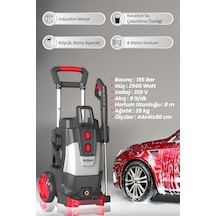 Gaptools Yıkama Makinesi İndüksiyon Motorlu 195bar