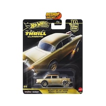 2026 Car Culture - Thrill Climbers 55 Chevy Bel Air Gasser Gold Chase - Çok Nadir Model