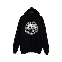 Renegade Classics Heavy Metal Motorbike Baskılı Sweatshirt Siyah
