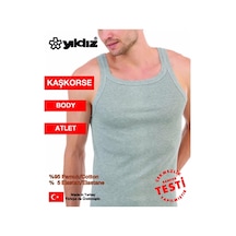 Yıldız Erkek Likralı Kaşkorse Bady Atlet - 3 Adet