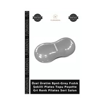 Özel Üretim Bpnt-grey Fıstık Şekilli Plates Topu Poşette Gri Renk Pilates Seri Salon
