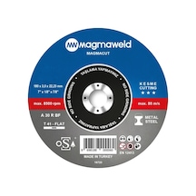 Magmaweld Magmacut Kesme Taşı Düz 180 X 3.0 X 22 mm 10 Ad