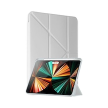 Huawei Matepad Air 11.5 Kılıf Kalemlikli Mars Tablet Kılıfı - Gri İtdark36600