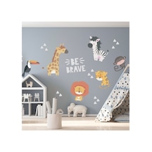 Safari Hayvanlar Temalı Duvar Sticker Seti