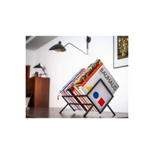 Metal Plaklık, Dergilik, Kitaplık, Plak Organizer Üçgen Form Gazetelik