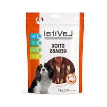 Lavital Stick Kebabs Tavuk, Ördek Ve Ciğerli Köpek Ödül Çubuğu 100g Yetişkin Köpekler İçin Yüksek Proteinli