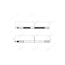 SVAC 200105 Arka Fren Hortumu Transit Connect-Tourneo Connect/Grand Tourneo Connect 13-