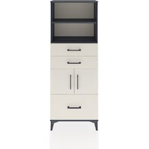 Arges Dolap 3 Raflı 3 Çekmeceli 2 Kapaklı 60x30x163 Antrasit-... Antrasit Arges Dolap 3 Raflı 3 Çekmeceli 2 Kapaklı 60x30x163 Antrasit-... Antrasit