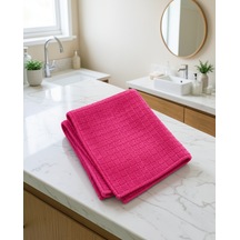 Mikrofiber Temizlik Bezi 40x40 Cm Pembe İz Bırakmayan Çok Amaçlı Temizlik Bezi