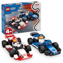 LEGO® City F1® Williams Racing ve Haas F1® Yarış Arabaları 60464 - 4 Yaş ve Üzeri Çocuklar için Yaratıcı Oyuncak Yapım Seti (92 Parça)