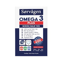 Omega3 Plus 1200mg Balık Yağı, 60 Kapsül