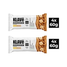 Yüksek Protein Bar Muzlu Ve Bademli - 60g X 8 Adet - 15g Protein, Vegan Ve Glutensiz - 925159070